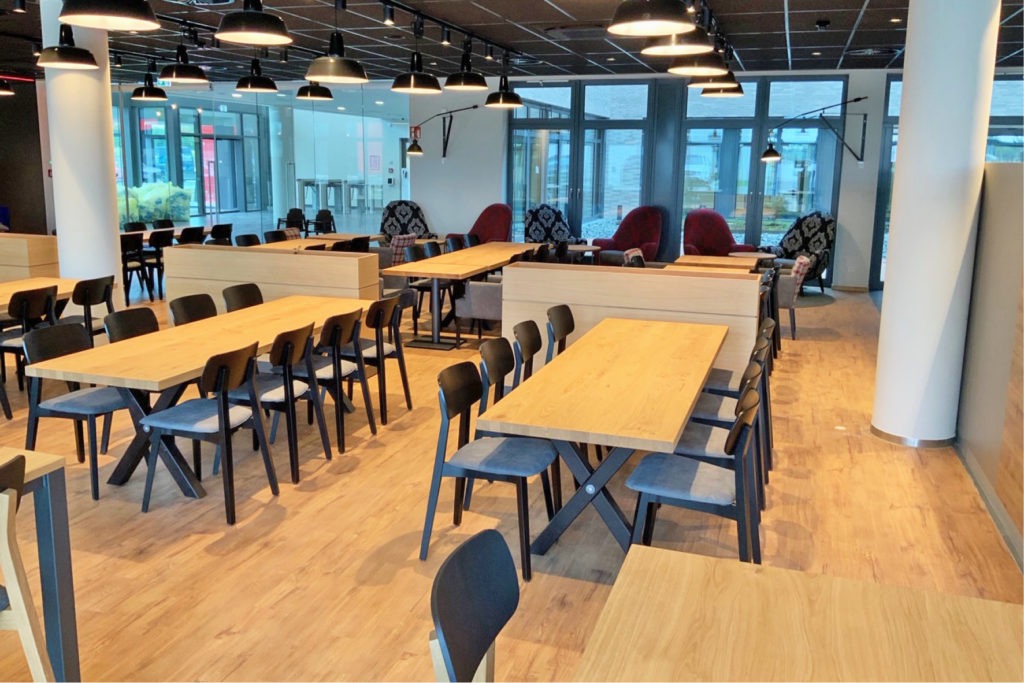 Einrichtung Kantine Teeküche Pausenraum Stuhlfabrik Schnieder