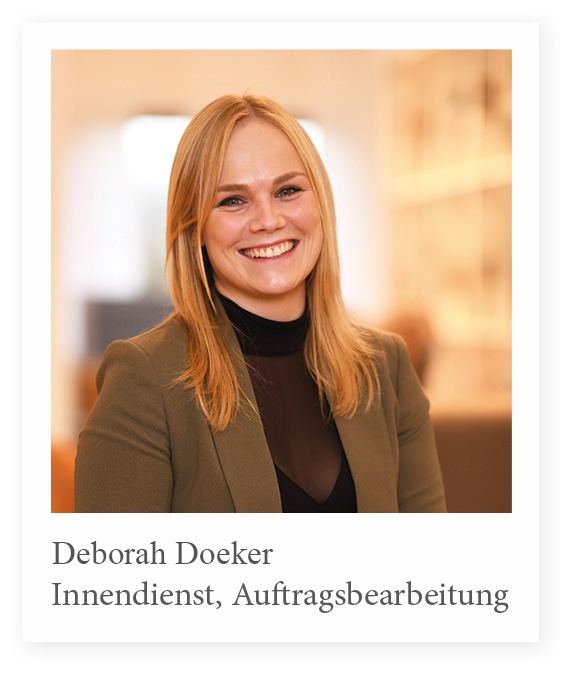 Deborah Doeker Auftragsbearbeitung Innendienst Stuhlfabrik Schnieder