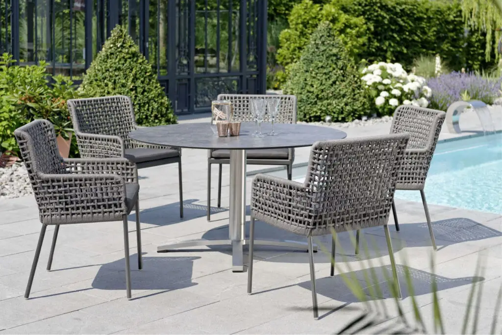 STERN Outdoor-Möbel DININGSESSEL GRETA, Möbel für die Terrasse, Außengastronomie oder Wintergarten, Gastro-Möbel