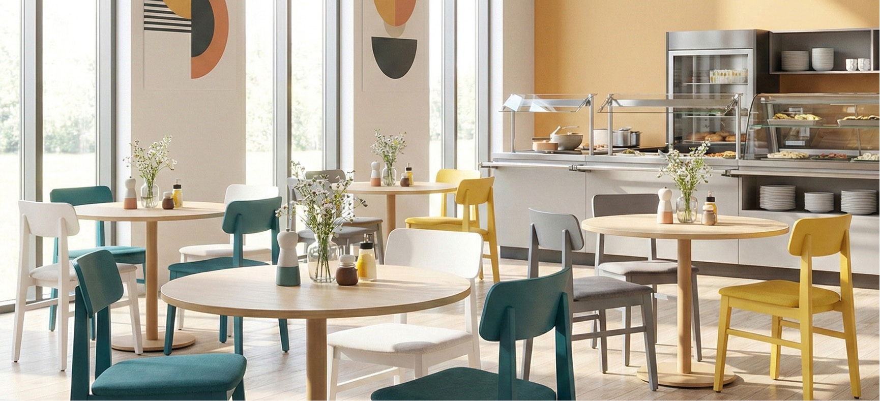 Einrichtung Kantine Stuhl Linus