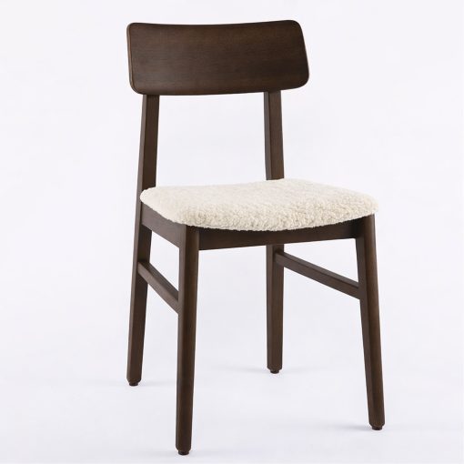 11308 Stuhl Linus Schniedersitzt mocca Teddystoff