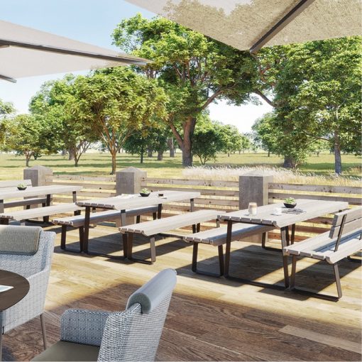 Tisch Terrassenmöbel Seire Osis, Gartenbänke Sofa Tische Outdoor Möbel