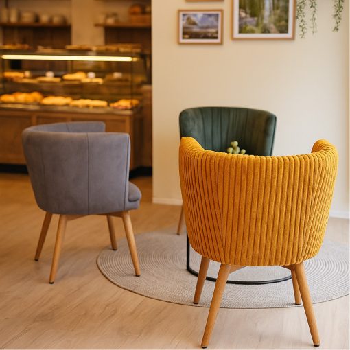 Visualisierung Café Einrichtung Sessel Gretie Schniedersitzt Möbel für gute Gäste