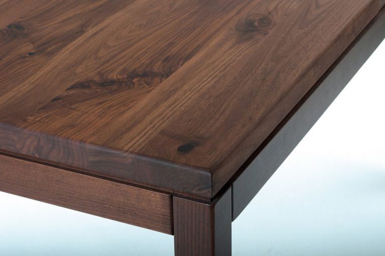 Tischplatte 35 mm Nussbaum, Massivholz, Gastro Tische